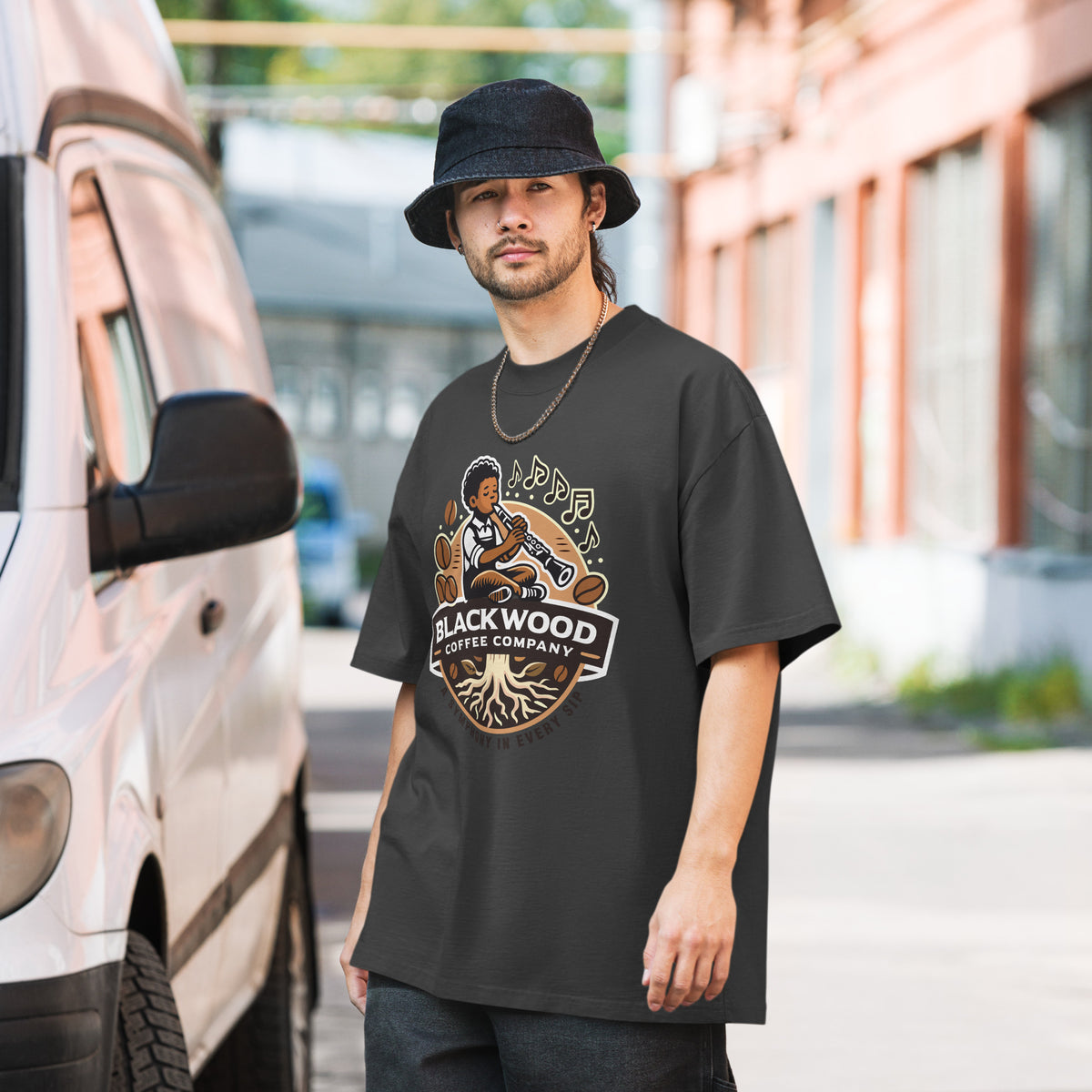 Blackwood Oversized Faded T-shirt – Blackwood Coffee Company